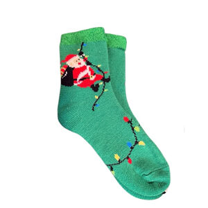 Women's Unbranded Socks One Size Green Christmas